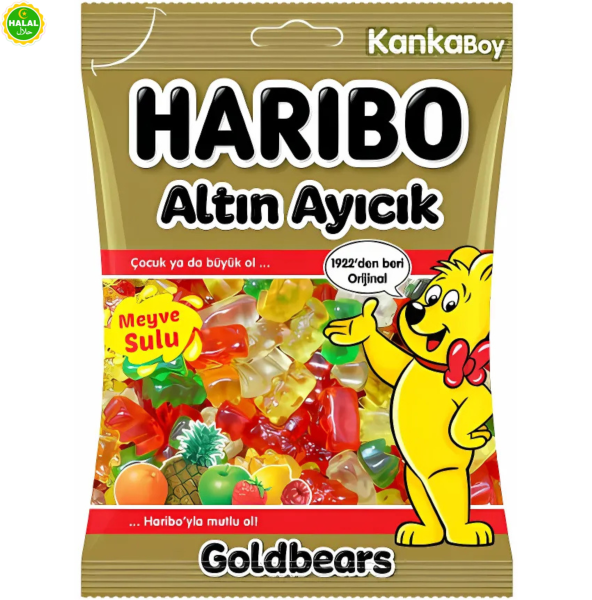 HARIBO - Altın Ayıcık Goldbären HALAL 80g